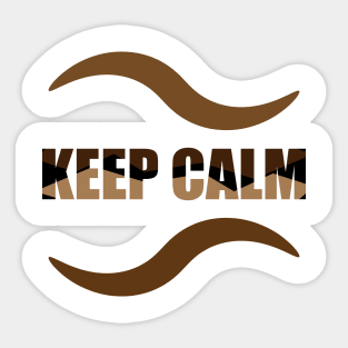 Keep Calm Sticker